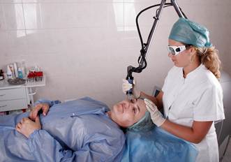 Лазерный аппарат в клинике око